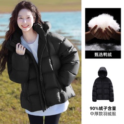【骆驼】加厚保暖连帽泡芙羽绒服