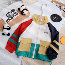 Baby Spring Clothing Jacket Double and male children Ocean Gas Spring autumn blouses child Han version jacket 1-3 year olds Clothing Tide
