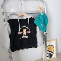 Baby Sweatshirt Spring Autumn Clothing Mens 2021 New Ocean Qi Children Clothing Girls Fall Cover Jacket Jacket Tide