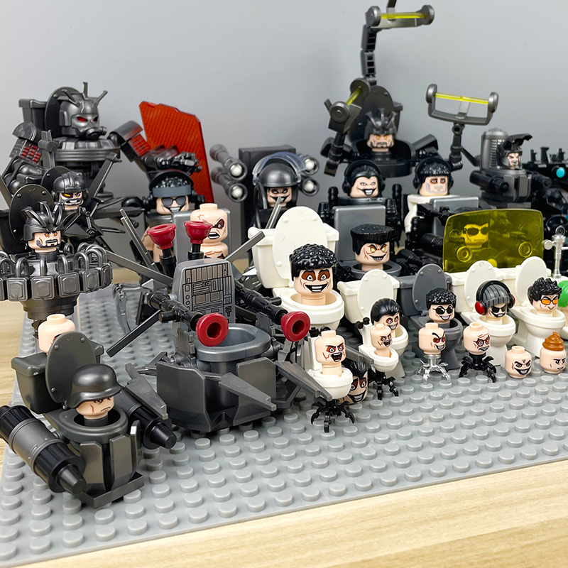 Complete Set of Seasons 1-9 Toilet Man Vs. Monitor Man Corps Figurines 5-12 Years Old Educational Building Blocks Children's Toys Mini Figures Complete Set of Seasons 1-9 Toilet Man Vs. Monitor Man Corps Figurines 5-12 Years Old Educational Building Blocks Children's Toys Mini Figures