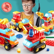 Lego big pellet building block variable engineering car set puzzle machinery Brook gear mechanical group boy toy