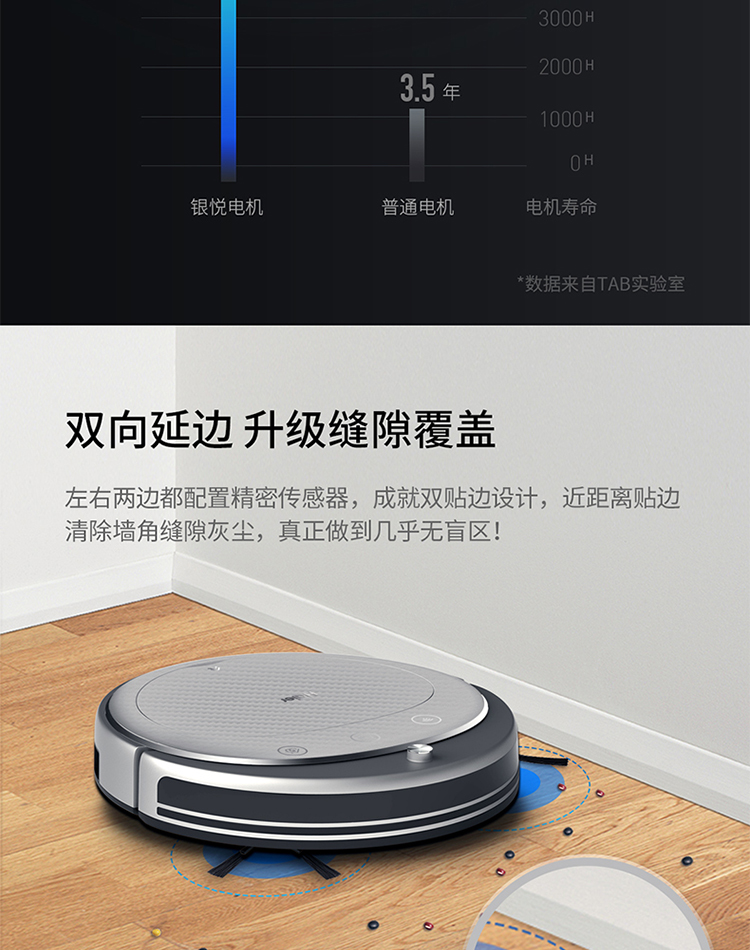 Haier Haier quét robot lau nhà lau máy tự động thông minh máy hút bụi mỏng câm Yin Yue - Robot hút bụi robot hút bụi philips