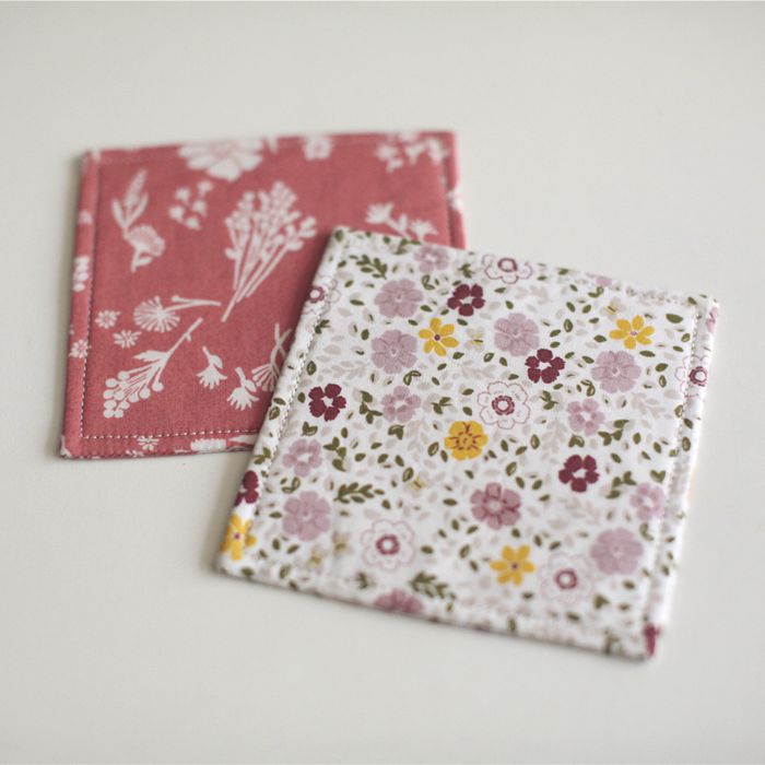 Chun┊Natural time┊Japanese zakka 10cm pure cotton clamp cup cup cup cup Tea mat original hand