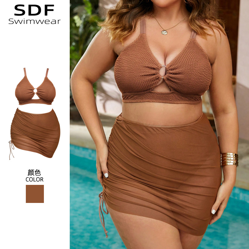 European and American skirt-style belly-covering slimming plus-size