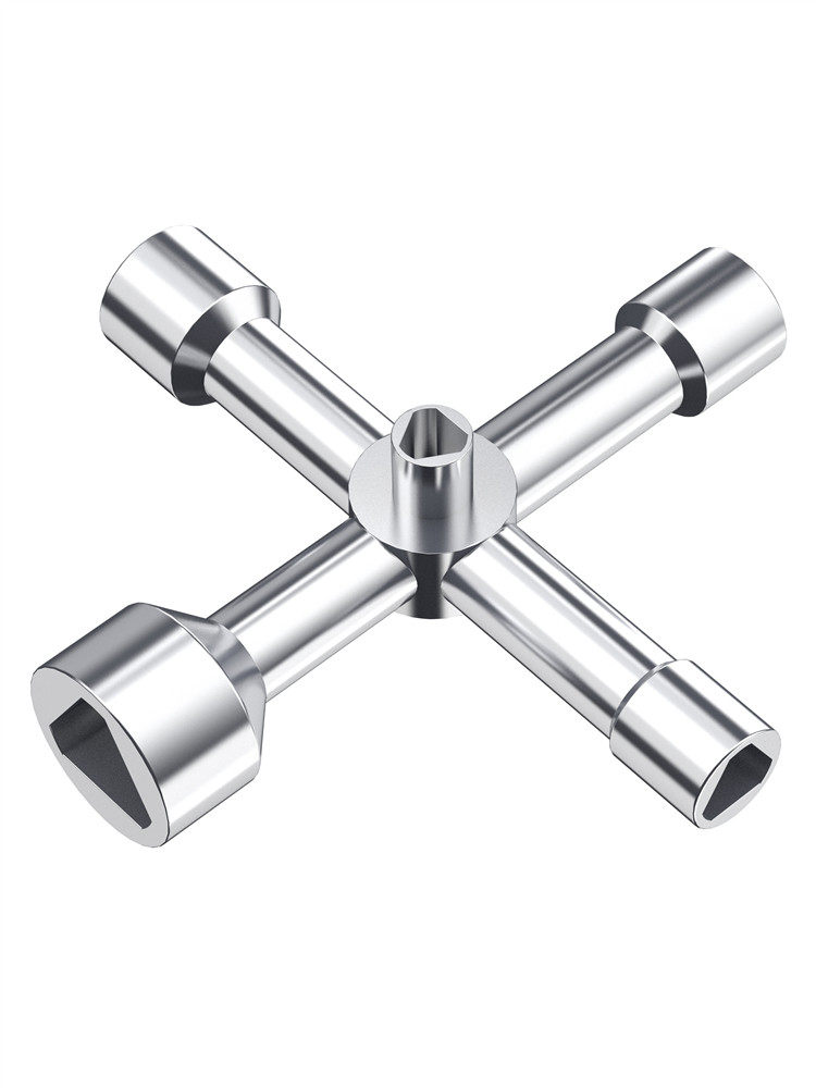 Distribution Cabinet, Electric Meter, Water Meter, Front Valve, Gas Meter Box Lock, Universal Multi-Functional Inner Triangle Key Socket Wrench