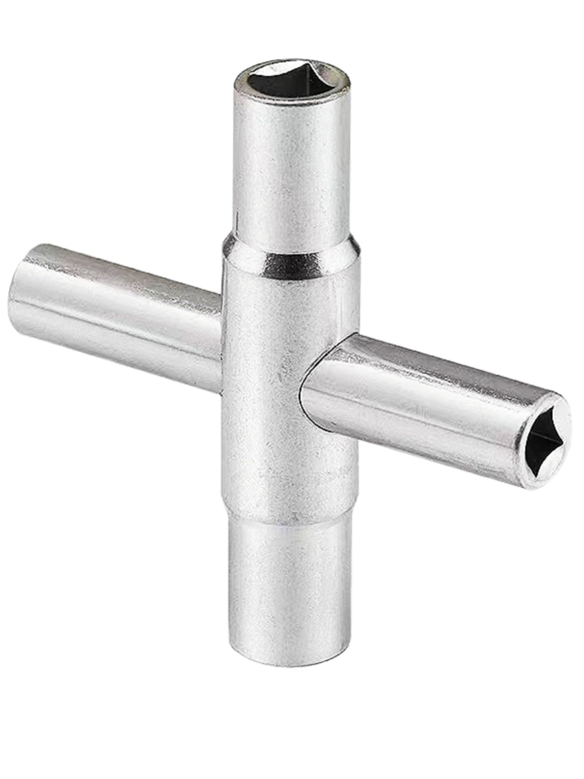 Square Key Wrench for Inner Square Sockets, Water Meter Front Valve Plug, Shut-Off Valve Screw, High-Speed Rail Distribution Box Lock