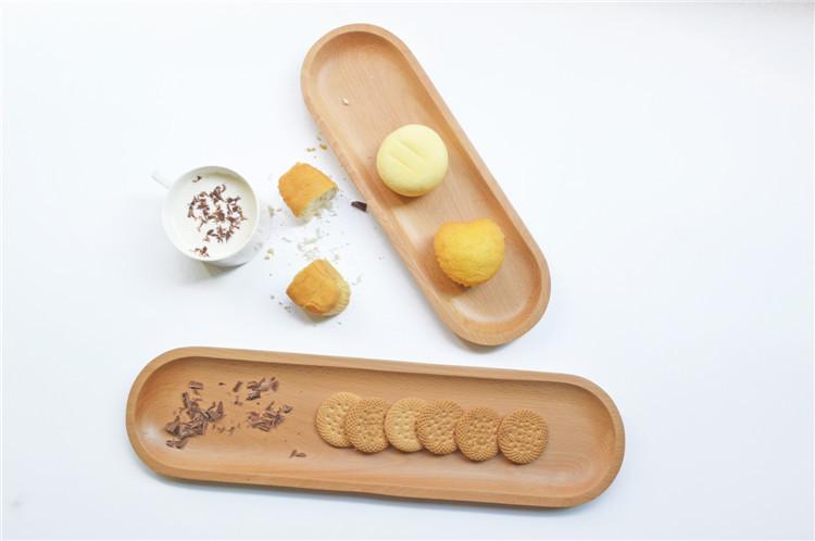 Tấm gỗ sáng tạo elm hình chữ nhật lớn vừa và nhỏ sushi tấm gỗ tấm snack tấm trái cây sấy khô hộp kẹo hộp bánh mì hộp - Tấm khay đựng hoa quả bằng gỗ