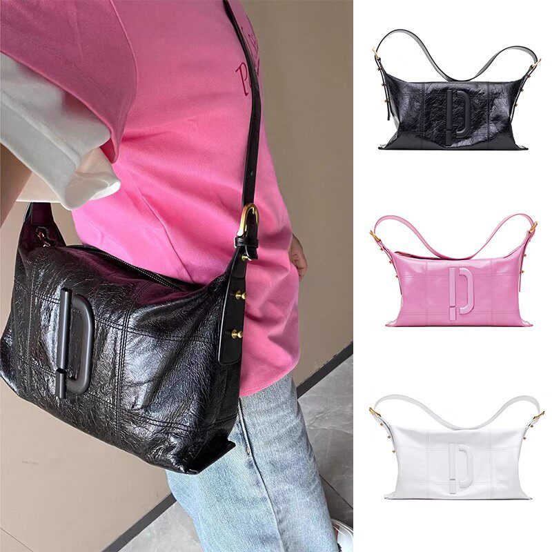 Large capacity burst leather 929 pillow bag
