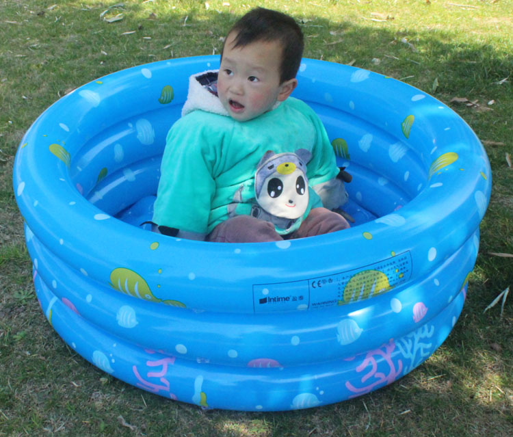 Yingtai 100 CM inflatable bóng biển hồ bơi bé đồ chơi câu cá chơi trẻ em nước sóng bóng dày bé bơi bể bơi cho bé sơ sinh