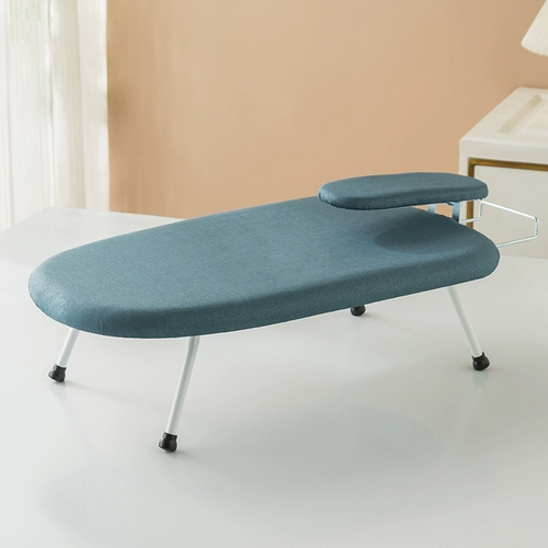 Распространение пластинчатой ​​накладки для гладильного стола Небольшое горячее покрытие дома складная складная горячая плита -стиль мини -шерсть железное железо