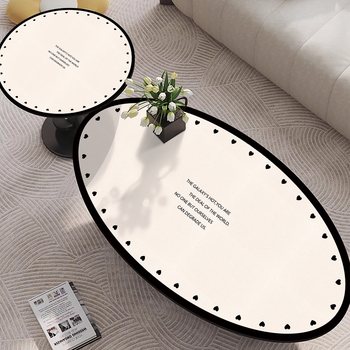 Light luxury high-end oblong leather table mat simple waterproof, oil-proof, anti-scalding tablecloth, rock board, tea table mat for household use Light luxury high-end oblong leather table mat simple waterproof, oil-proof, anti-scalding tablecloth, rock board, tea table mat for household use