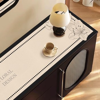Sideboard table mat, home shoe cabinet, wine cabinet, dustproof tablecloth, tv cabinet, waterproof, anti-scalding, no-wash tabletop protective cover