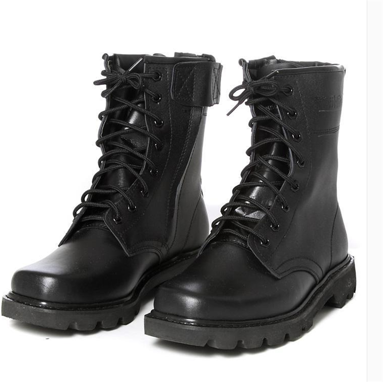 Boots militaires en cuir - Ref 1399024 Image 14