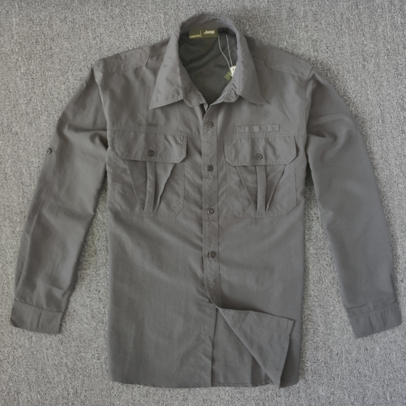 JEEP quick-drying short-sleeved shirt men's summer thin breathable outdoor special forces training tactical long-sleeved quick-drying shirt - Taobao