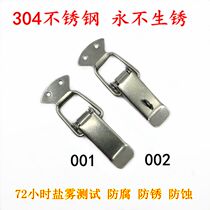 J001 stainless steel authentic 304 buckle heavy elastic spring buckle J002 stainless steel tower buckle toolbox buckle