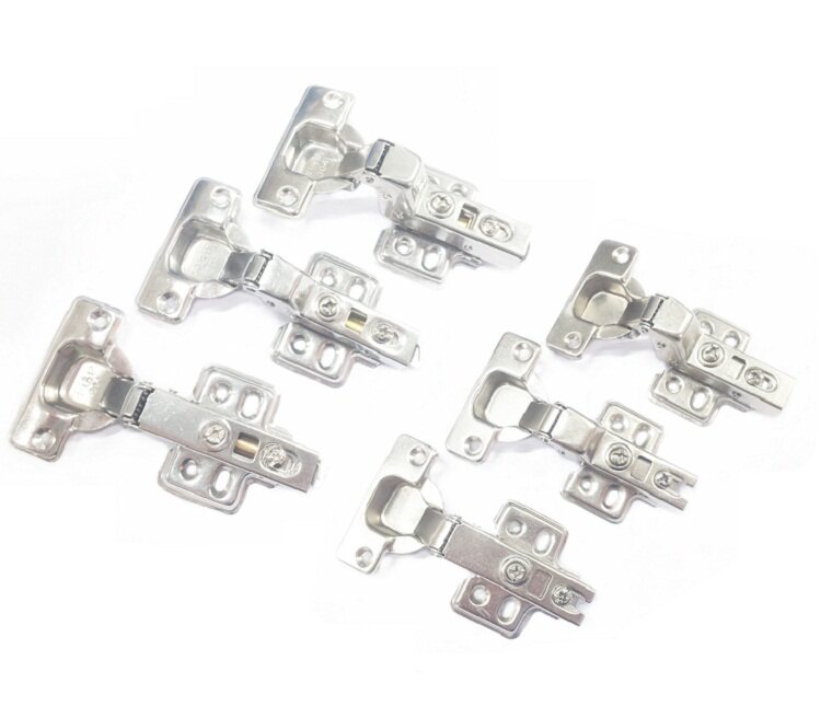 Stainless steel damping buffer hinge hydraulic spring wardrobe cabinet door aircraft pipe furniture hinge