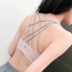Áo lót thể thao Loli chống sốc tập hợp khuôn mẫu áo ngực chuyên nghiệp làm đẹp trở lại yoga vest thể dục đồ lót nữ áo ngực thể thao  Đồ lót thể thao