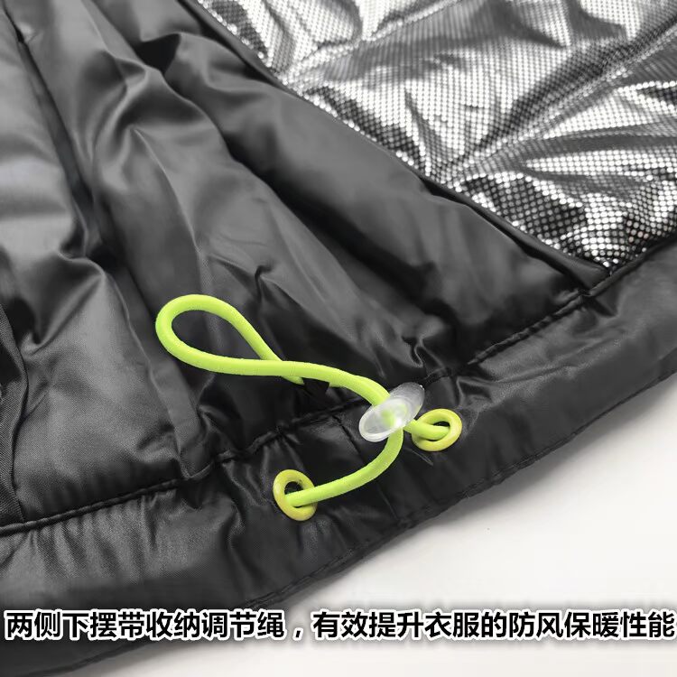 Nam giới nhẹ ngoài trời chức năng nhiệt phản quang vest ấm tự chống nước chống nước xé gió - Áo thể thao khoác adidas