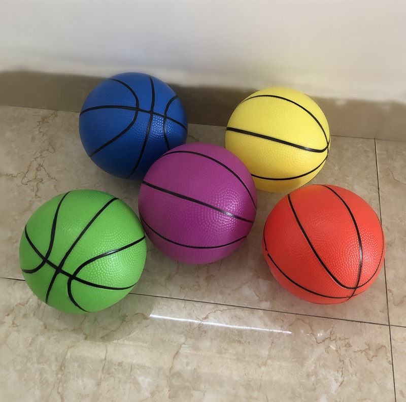 Basketball Children Jump Balls Baby Outdoor Sports Ball Class Toy Baby Little Leather Ball Kindergarten Special Pat Jersey Ball