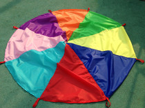 Rainbow Umbrella Early Education Teaching Aids Nursery School Sports Children Games Outdoor Activities Sensory Training Equipment