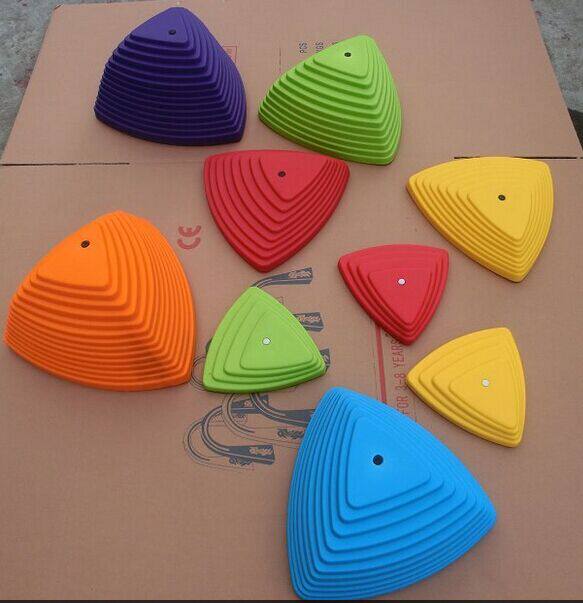 Kindergarten parent-child toy balance training stone sensation system equipment over river stone 9 pieces of stampede stone 11 pieces 