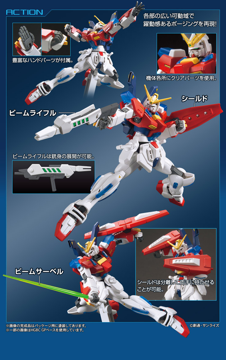 Mô hình lắp ráp Bandai Gundam HG HGBF 1/144 58 Máy bay chiến đấu phản công Ngôi sao lửa cháy của GM - Gundam / Mech Model / Robot / Transformers mô hình gundam trung quốc