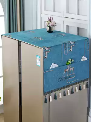 Refrigerator dust cover cover cloth Drum washing machine cover towel Bed bag single door double door Nordic style freezer cover cloth