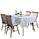 Bông và vải lanh văn học vải khăn trải bàn khăn trải bàn mat khăn trải bàn nhỏ tươi hình chữ nhật đơn giản hiện đại bàn cà phê vải nghệ thuật - Khăn trải bàn