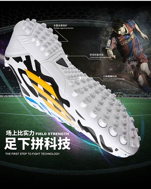 Giày bóng đá trẻ em Messi giày đào tạo giày nữ giày bóng đá giày bé trai học sinh gãy móng tay giày bóng đá - Giày bóng đá giày nike thể thao