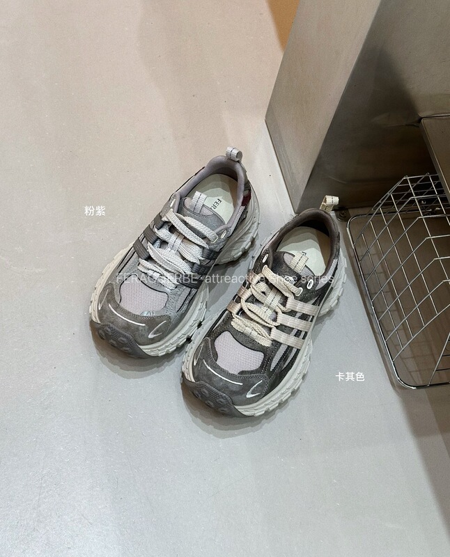 Fara Women's Shoes High-Quality Thick-Soled Dad Shoes for Women 2026 New Autumn Model Height-Increasing Sneakers for Petite Women