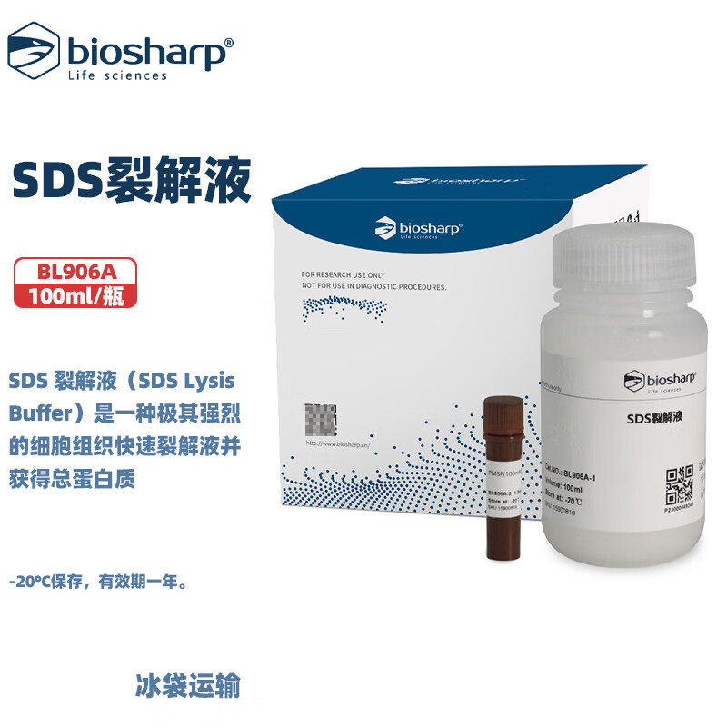 BIOSHARP LIFE SCIENCES 白鲨 BL906A  SDS裂解液 100ml/瓶