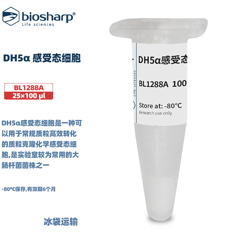 白鲨 BL1288A DH5&alpha; 感受态细胞，25&times;100&mu;l/包