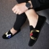 Mùa thu nam đậu Hà Lan giày thoáng khí Giày vải Hàn Quốc giày thể thao nam hà nội Plimsolls