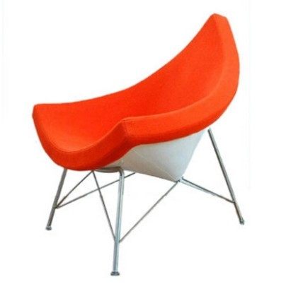 Fashion Personality Coconut Shell Chair Fiberglass Casual Chair Stool Single Cafe Triangle Styled Chair Creativity