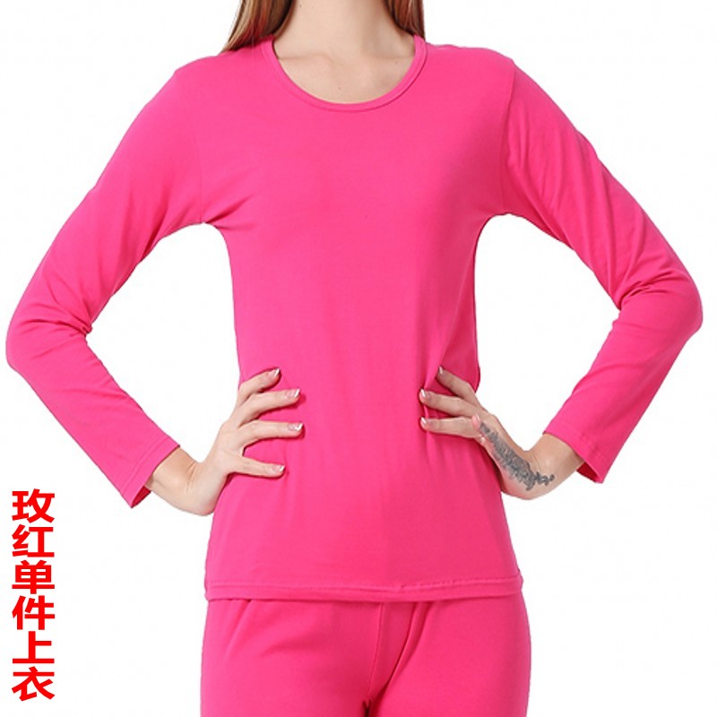 womens già Độc mảnh mùa thu quần áo cotton lycra lỏng bông trung niên trong cổ áo lớn dài tay bông áo len ấm đồ lót