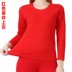 womens già Độc mảnh mùa thu quần áo cotton lycra lỏng bông trung niên trong cổ áo lớn dài tay bông áo len ấm đồ lót 