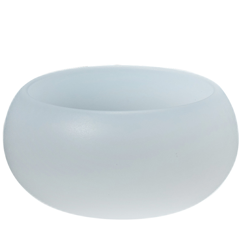 RongShan hall suet jade porcelain teacup master cup single CPU individual justice cup glass large sample tea cup tea sets