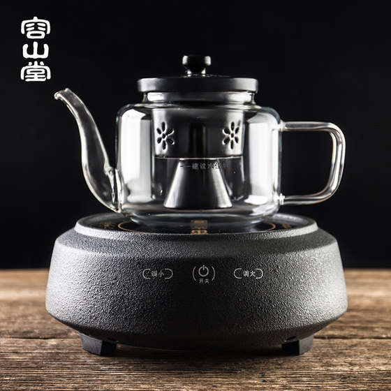 Rongshantang Electric Ceramic Stove Tea Stove Household Mute Coarse Ceramic High Power Tea Cooker Glass Health Pot Special