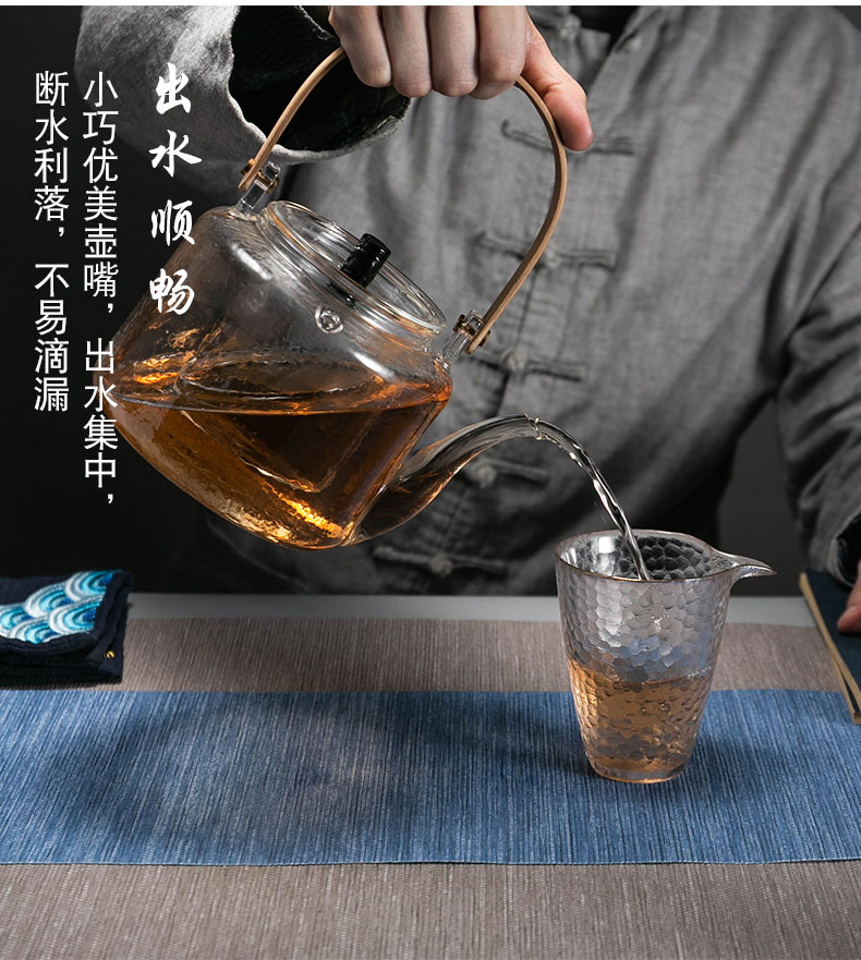 RongShan hall Pyrex cooking steaming tea is tea kettle black tea, the tea, the electric TaoLu pot of tea stove large girder