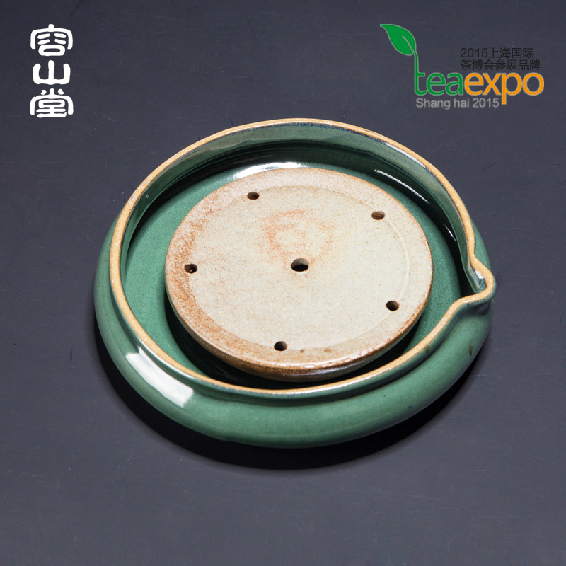 RongShan hall ling Ming jia the cane top service up by hand pot bearing are it coarse pottery zen dry terms tray of mini water tea table