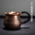 Rongshantang Cốc đồng fairway tinh khiết Handmade dày pha trà lớn bộ trà biển rò rỉ khung đặt bộ trà Kung Fu - Trà sứ Trà sứ