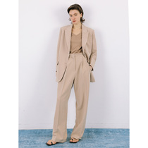evewang air field full open Japanese imported fabric anti-static crisp drape suit pants tricolour suit
