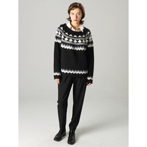 evewang Fan Fan intelligent workshop series high waist tapered suit pants womens black slim small foot trousers