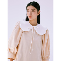 One Wei paper feel long staple cotton fashion wave collar fake collar Joker outside with skirt detachable collar