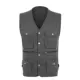 Vest trung niên cotton mùa xuân và mùa thu vest vai nam nhiều túi chụp ảnh cá nam vest vest cỡ lớn áo ba lỗ tập gym nam