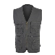 Vest trung niên cotton mùa xuân và mùa thu vest vai nam nhiều túi chụp ảnh cá nam vest vest cỡ lớn áo ba lỗ tập gym nam