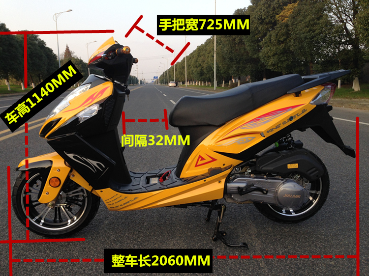 New Eagle King xe máy 150cc lớn scooter Falcon R9 nhiên liệu xe đạp sửa đổi Ghost cháy xe