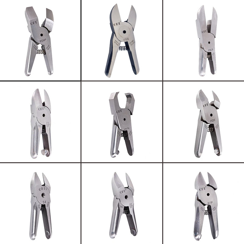 OPT pneumatic scissors strong plastic nozzle air scissors pneumatic scissors head industrial grade pneumatic oblique cutting pliers