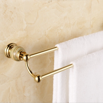 Shuyida European-style bathroom jade hardware pendant towel bar double bar towel rack titanium pendant 8610K