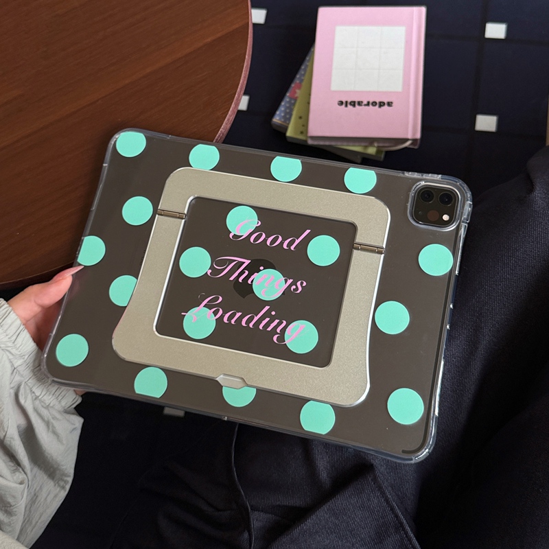 Light Green Polka Dots Are Suitable for Air8 Anti-Bending and Anti-Fall Protection, Compatible with iPad 25Pro/Air8/Mini7/9/12Th Generation, with Pen Slot, Anti-Bending and Anti-Fall Protective Case with Stand Light Green Polka Dots Are Suitable for Air8 Anti-Bending and Anti-Fall Protection, Compatible with iPad 25Pro/Air8/Mini7/9/12Th Generation, with Pen Slot, Anti-Bending and Anti-Fall Protective Case with Stand